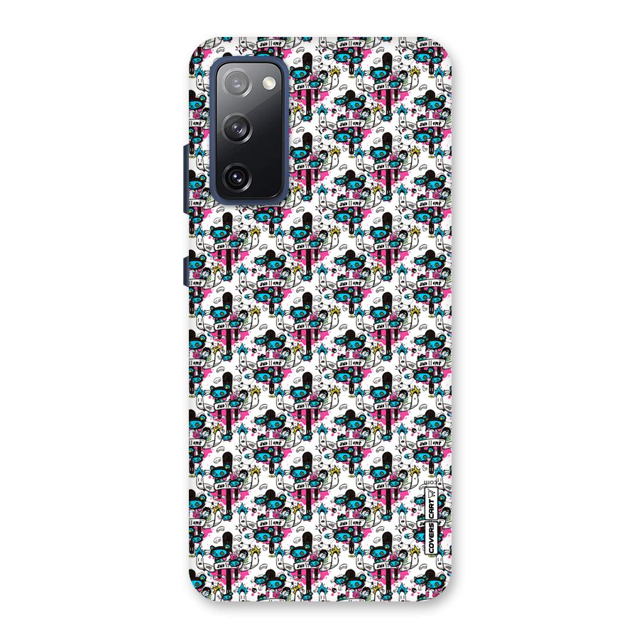 Blue Pink Pattern Back Case for Galaxy S20 FE