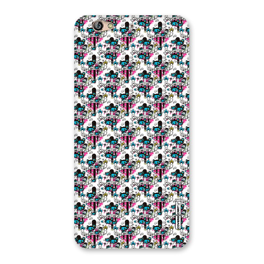Blue Pink Pattern Back Case for Gionee S6