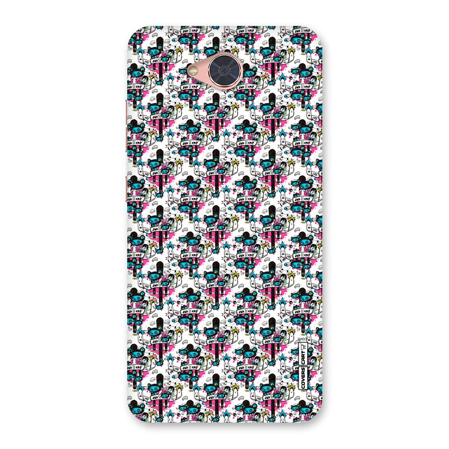 Blue Pink Pattern Back Case for Gionee S6 Pro
