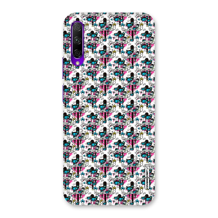 Blue Pink Pattern Back Case for Honor 9X Pro