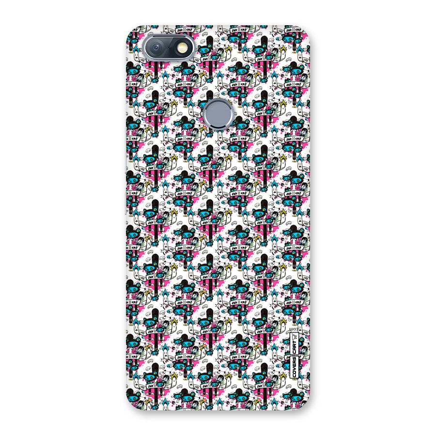 Blue Pink Pattern Back Case for Infinix Note 5