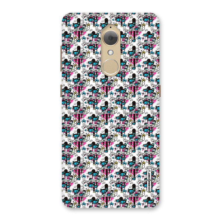 Blue Pink Pattern Back Case for Lenovo K8