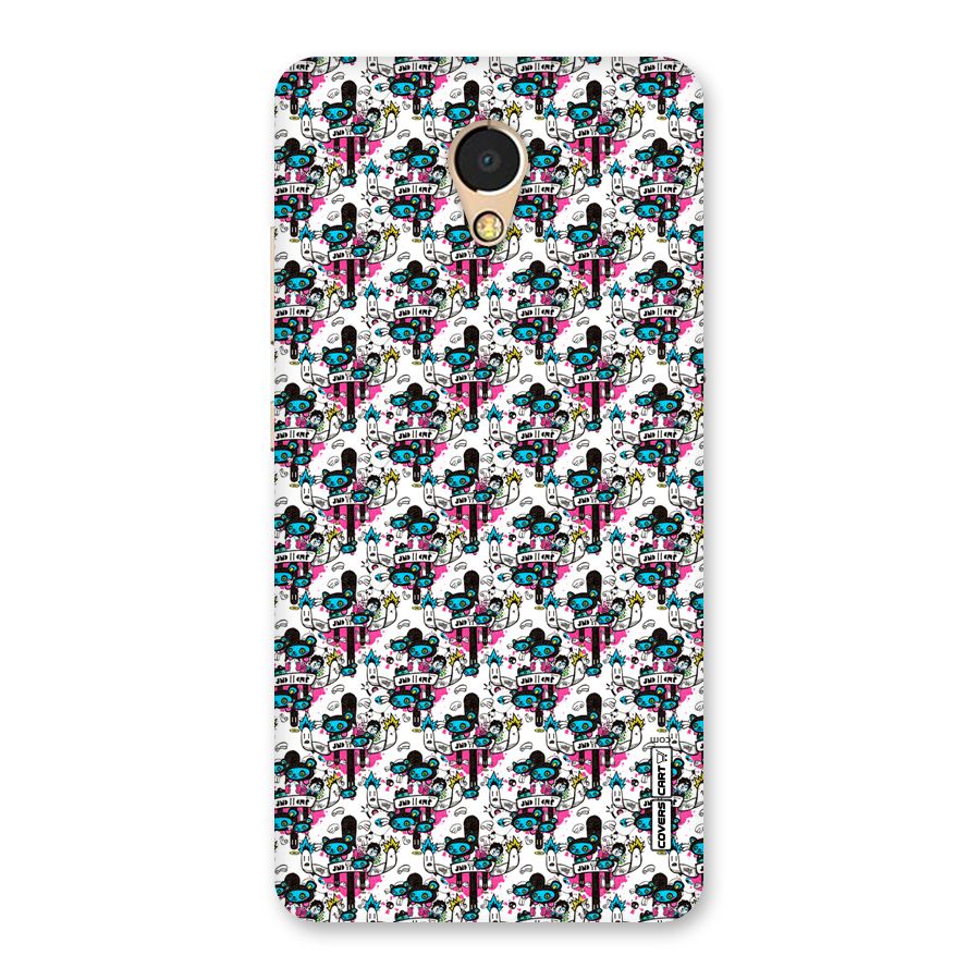 Blue Pink Pattern Back Case for Lenovo P2