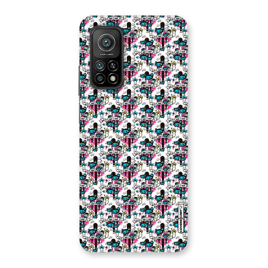 Blue Pink Pattern Back Case for Mi 10T Pro 5G