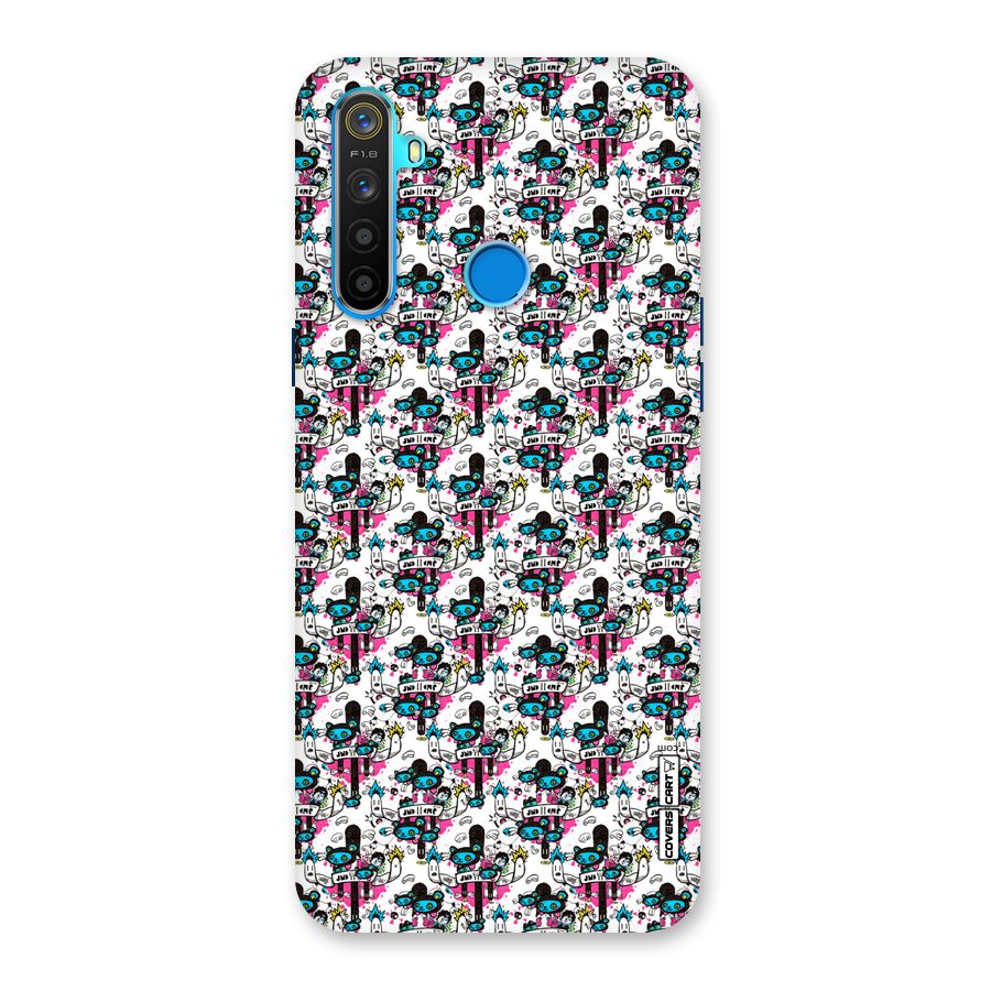 Blue Pink Pattern Back Case for Realme 5