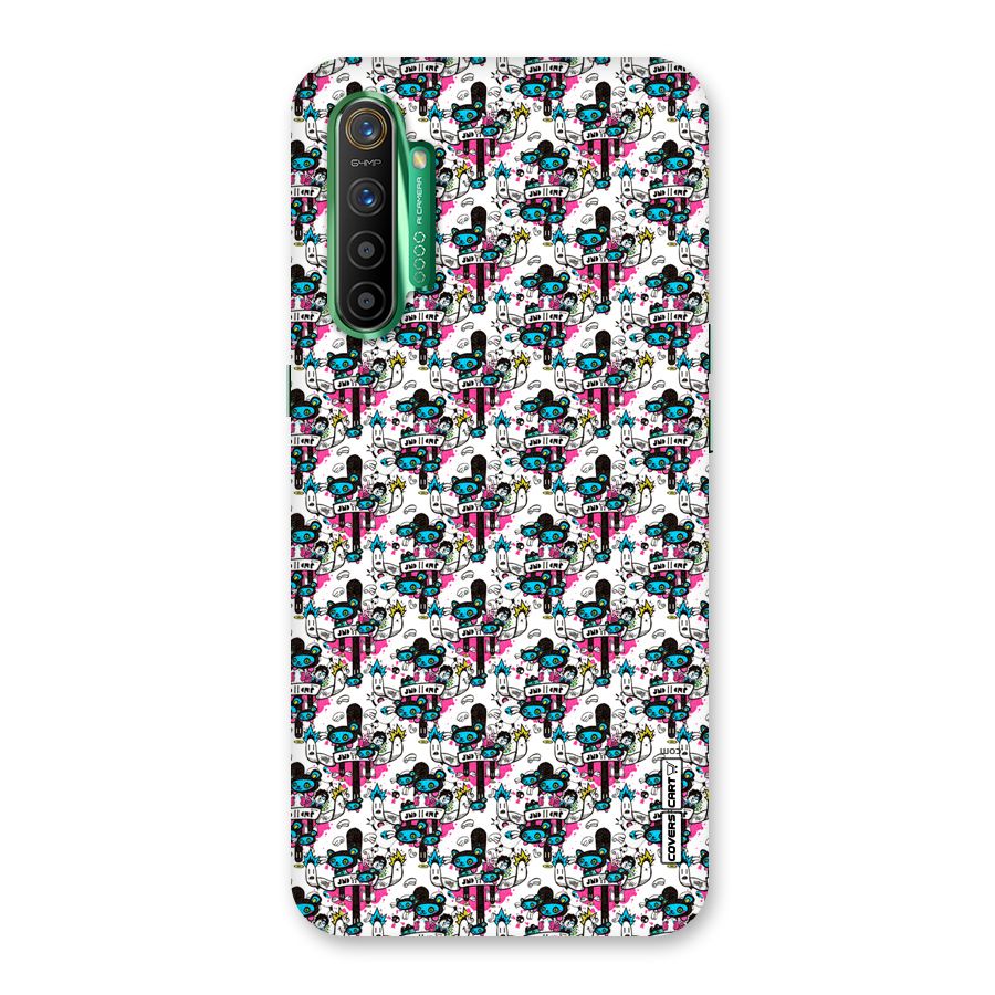 Blue Pink Pattern Back Case for Realme X2