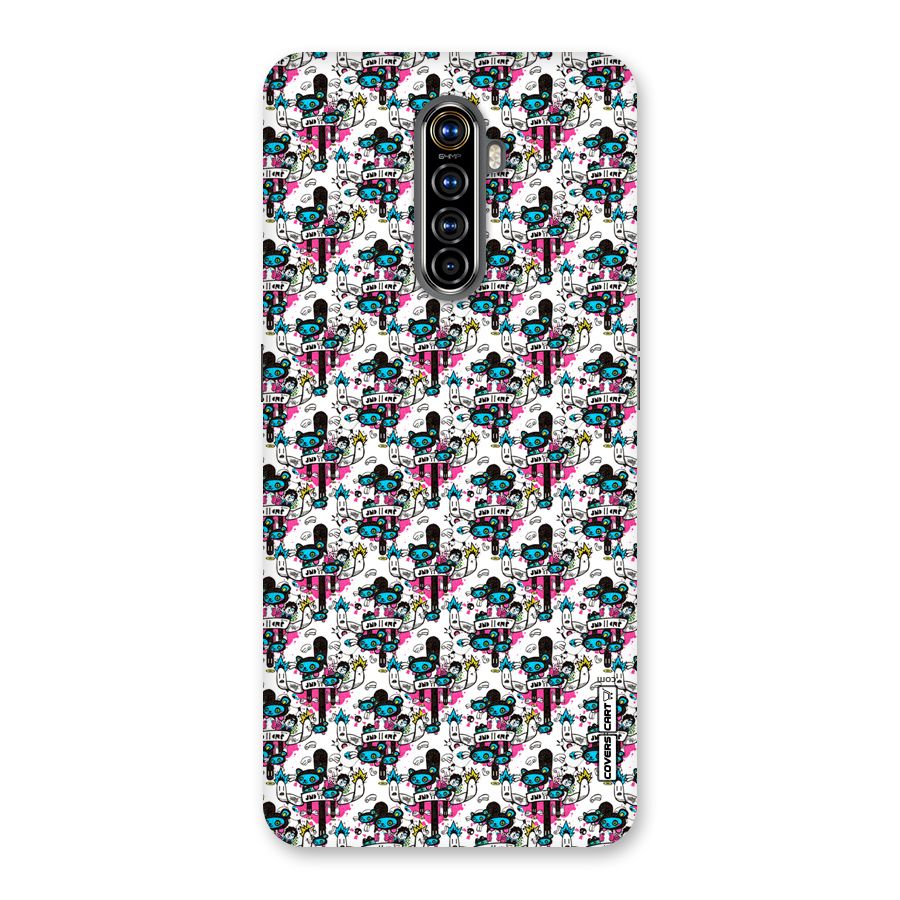 Blue Pink Pattern Back Case for Realme X2 Pro