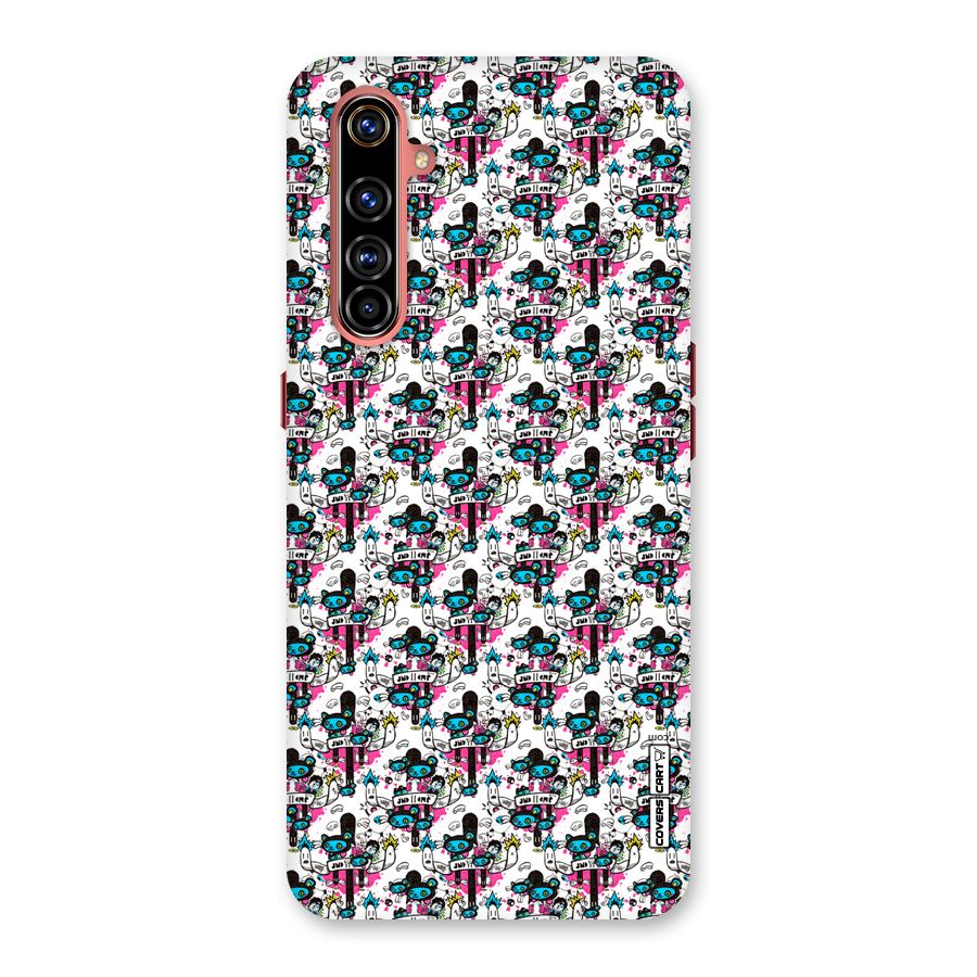Blue Pink Pattern Back Case for Realme X50 Pro