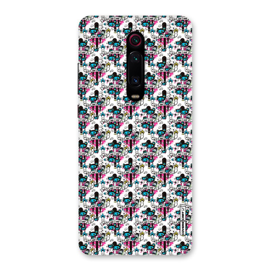 Blue Pink Pattern Back Case for Redmi K20 Pro