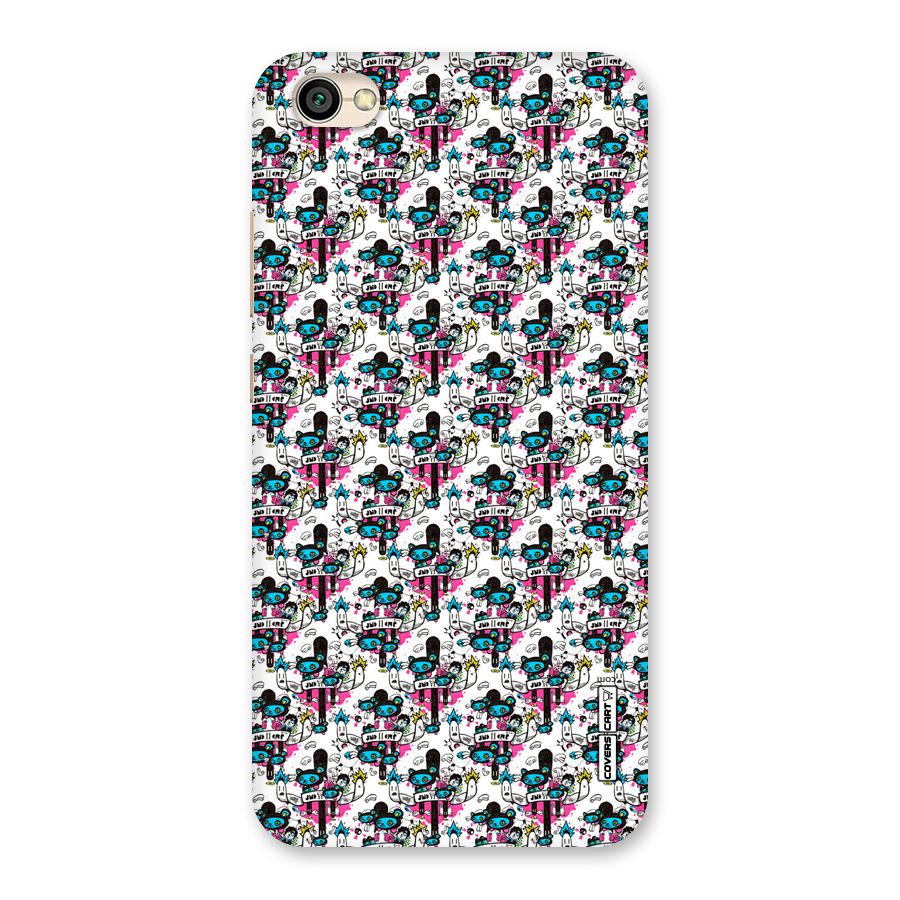 Blue Pink Pattern Back Case for Redmi Y1 Lite