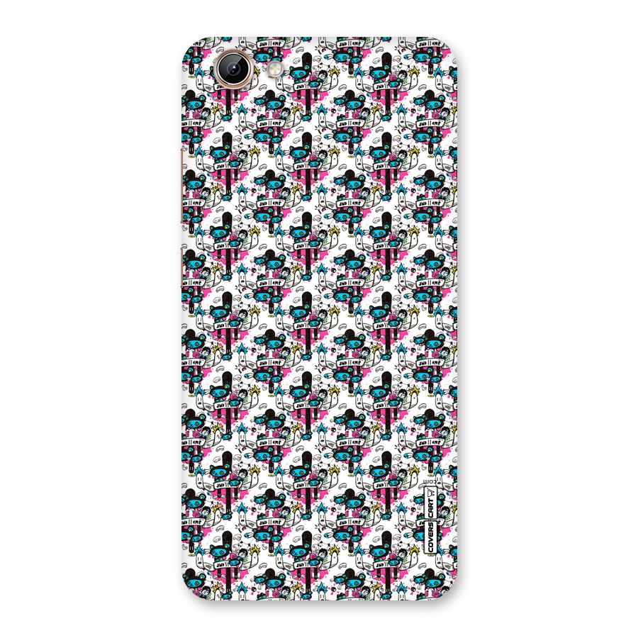 Blue Pink Pattern Back Case for Vivo Y71