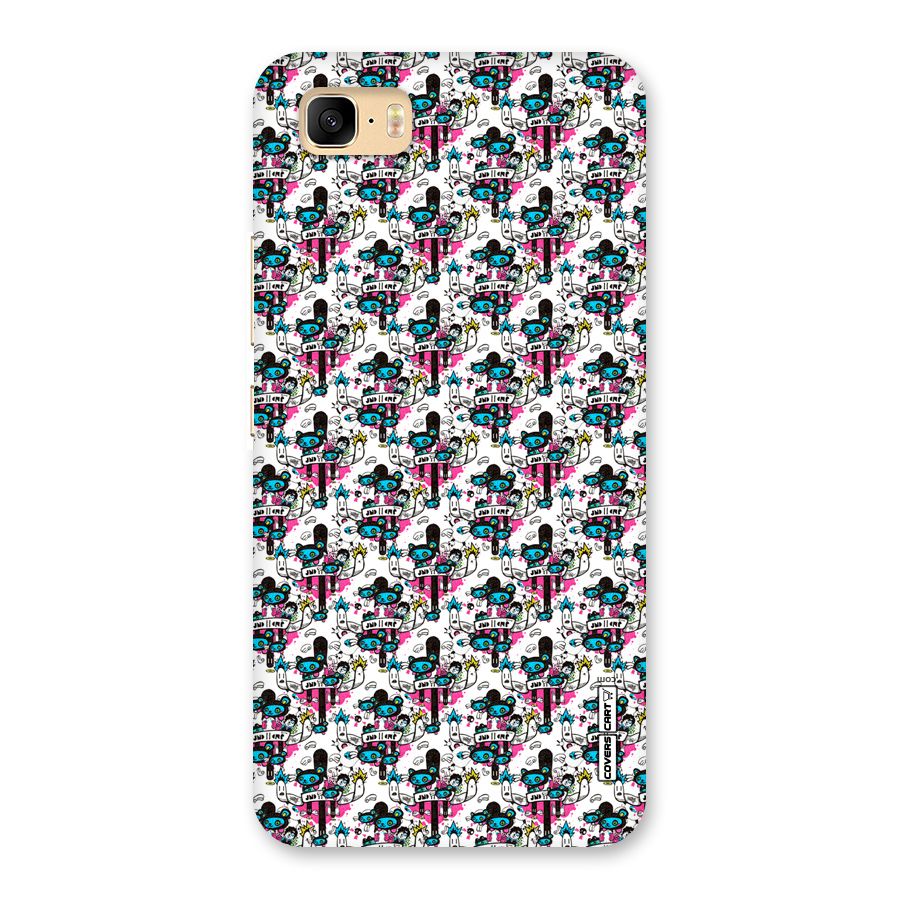 Blue Pink Pattern Back Case for Zenfone 3s Max