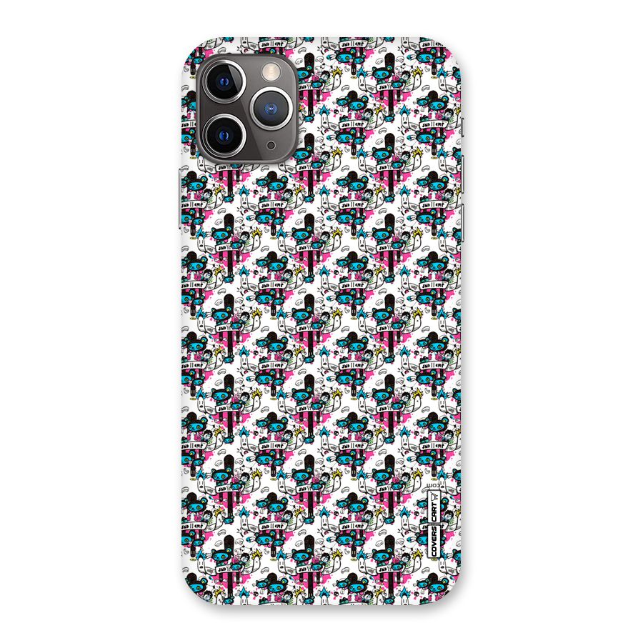 Blue Pink Pattern Back Case for iPhone 11 Pro Max