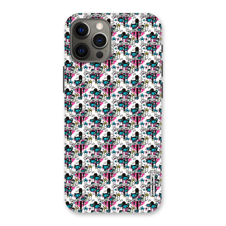Blue Pink Pattern Back Case for iPhone 12 Pro Max