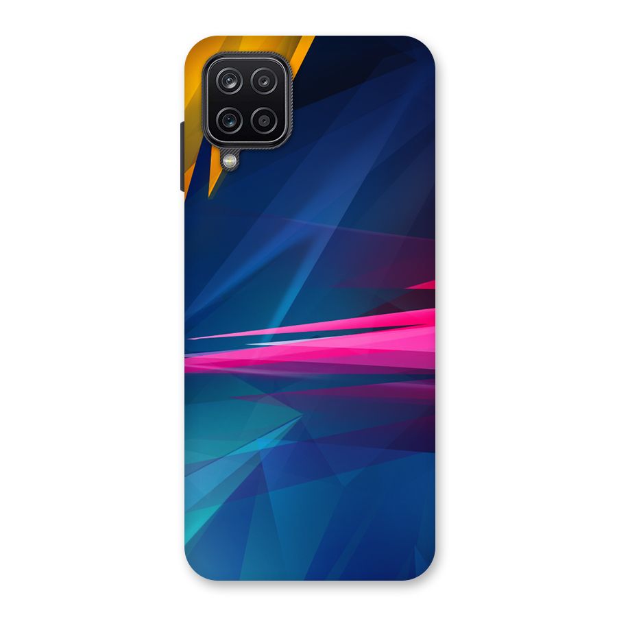 Blue Red Abstract Back Case for Galaxy A12