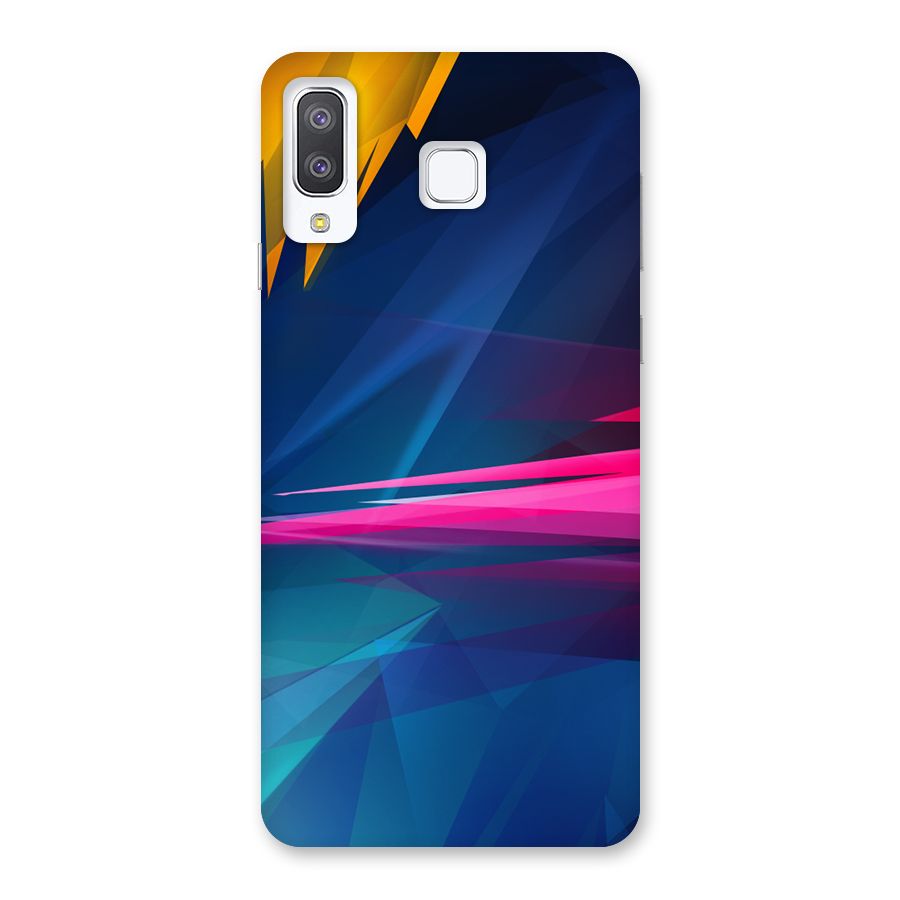 Blue Red Abstract Back Case for Galaxy A8 Star