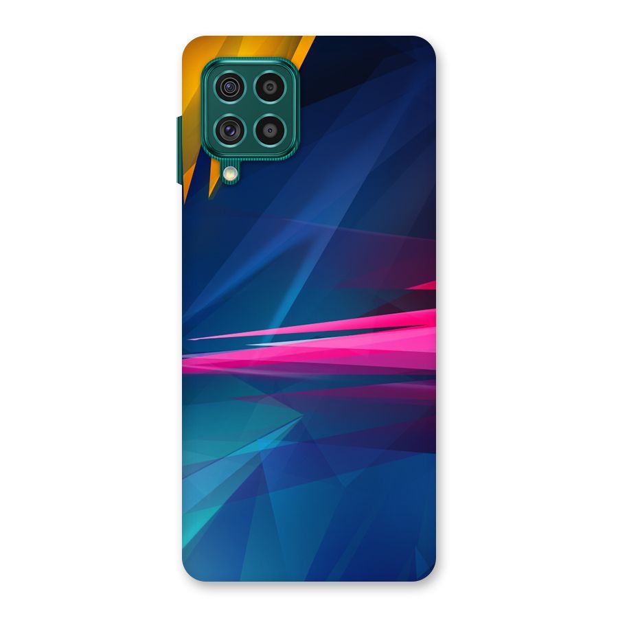 Blue Red Abstract Back Case for Galaxy F62