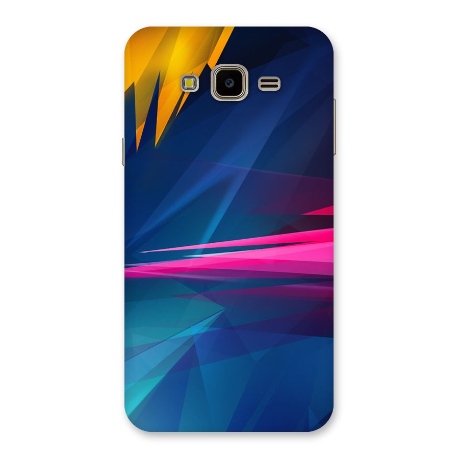 Blue Red Abstract Back Case for Galaxy J7 Nxt