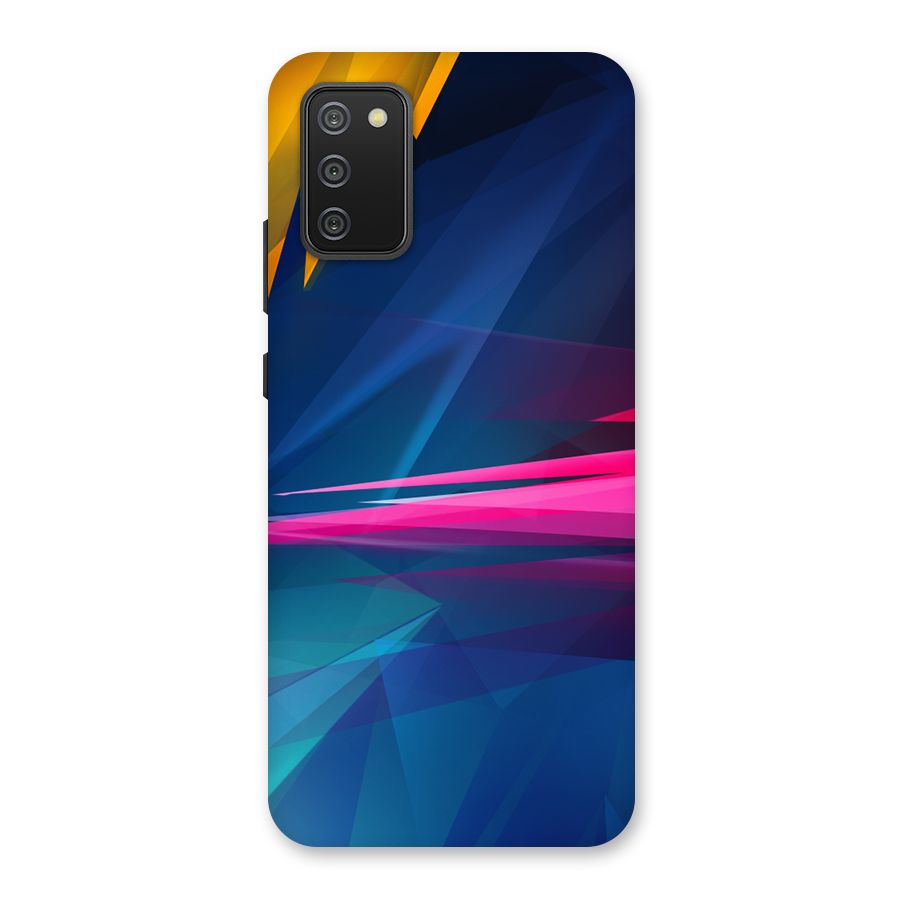 Blue Red Abstract Back Case for Galaxy M02s