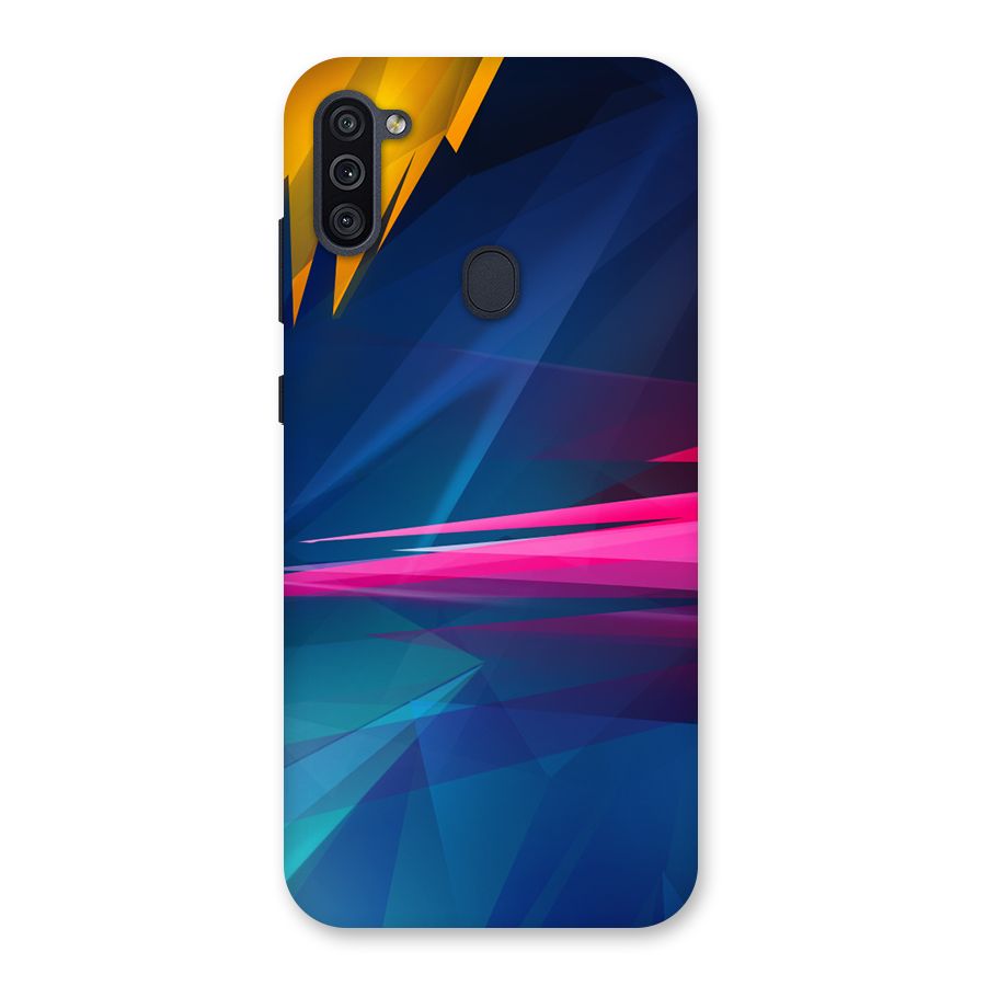 Blue Red Abstract Back Case for Galaxy M11