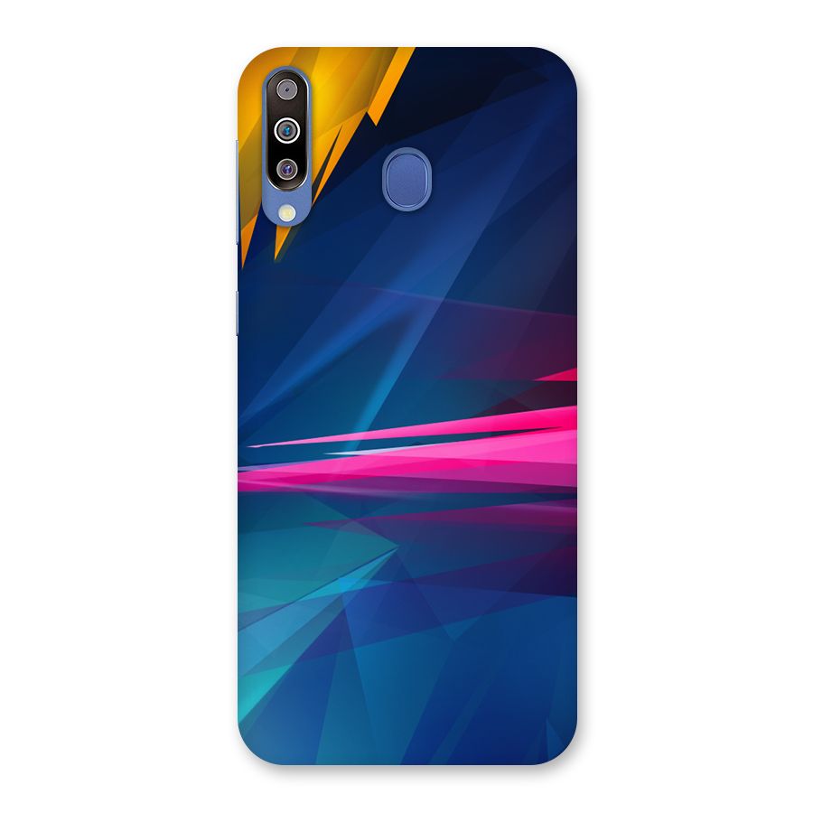 Blue Red Abstract Back Case for Galaxy M30