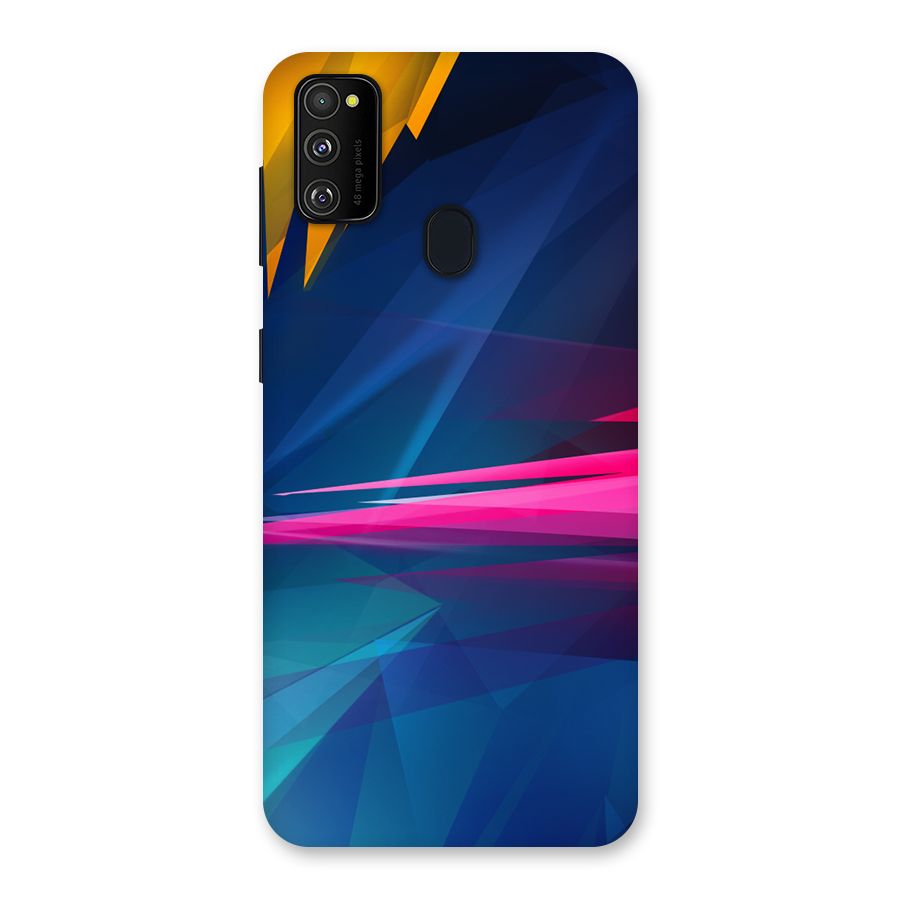 Blue Red Abstract Back Case for Galaxy M30s