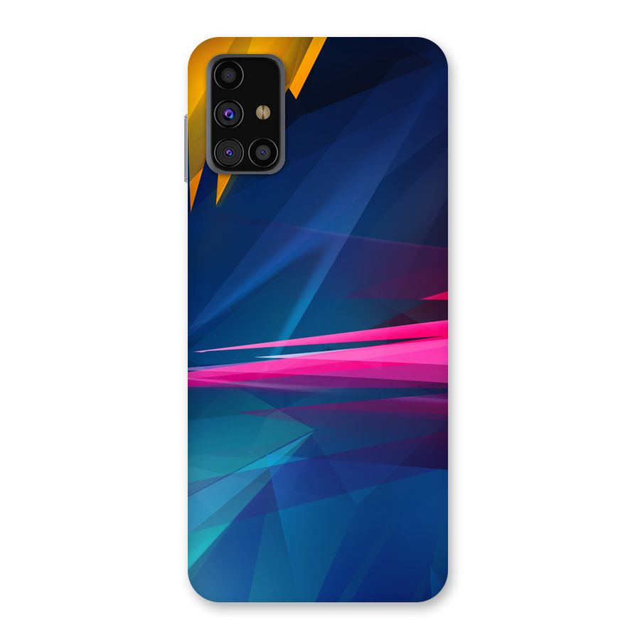 Blue Red Abstract Back Case for Galaxy M31s