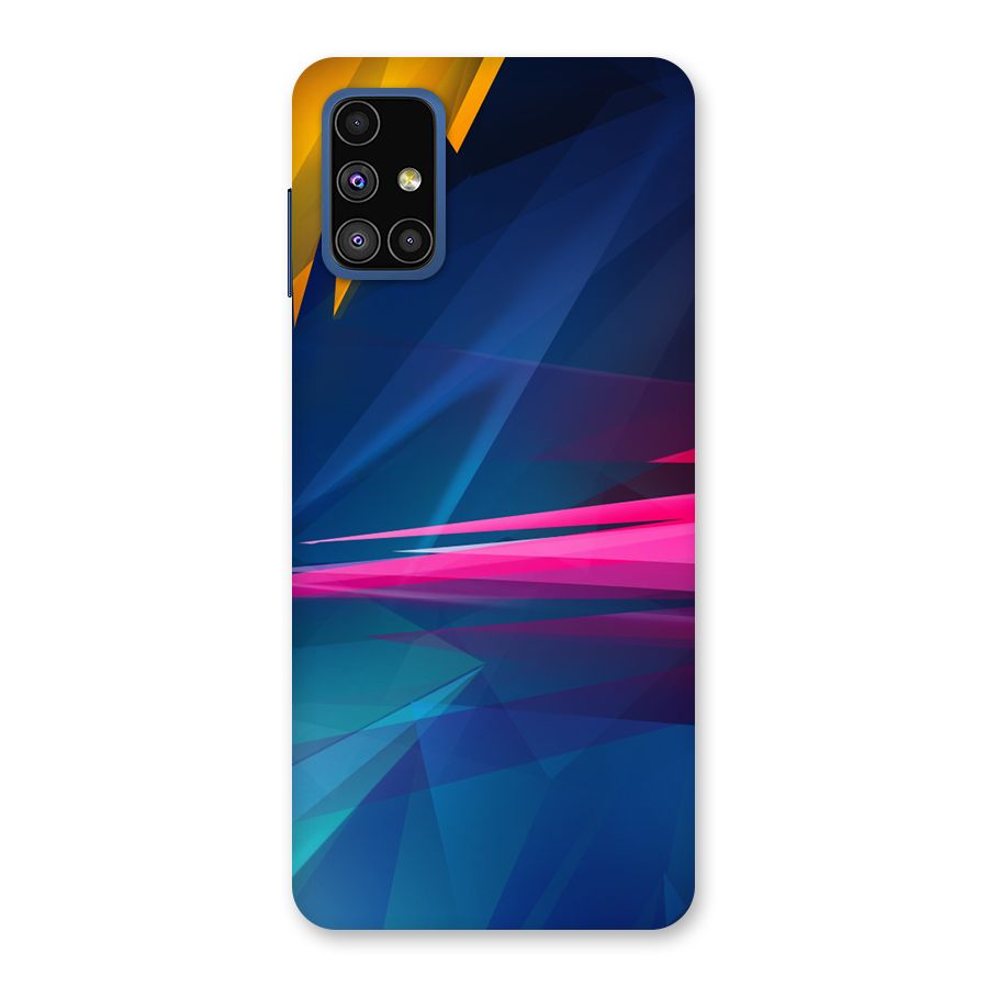 Blue Red Abstract Back Case for Galaxy M51