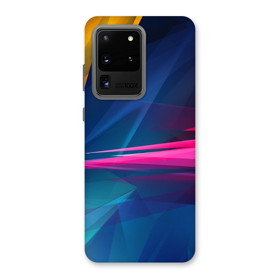 Blue Red Abstract Back Case for Galaxy S20 Ultra