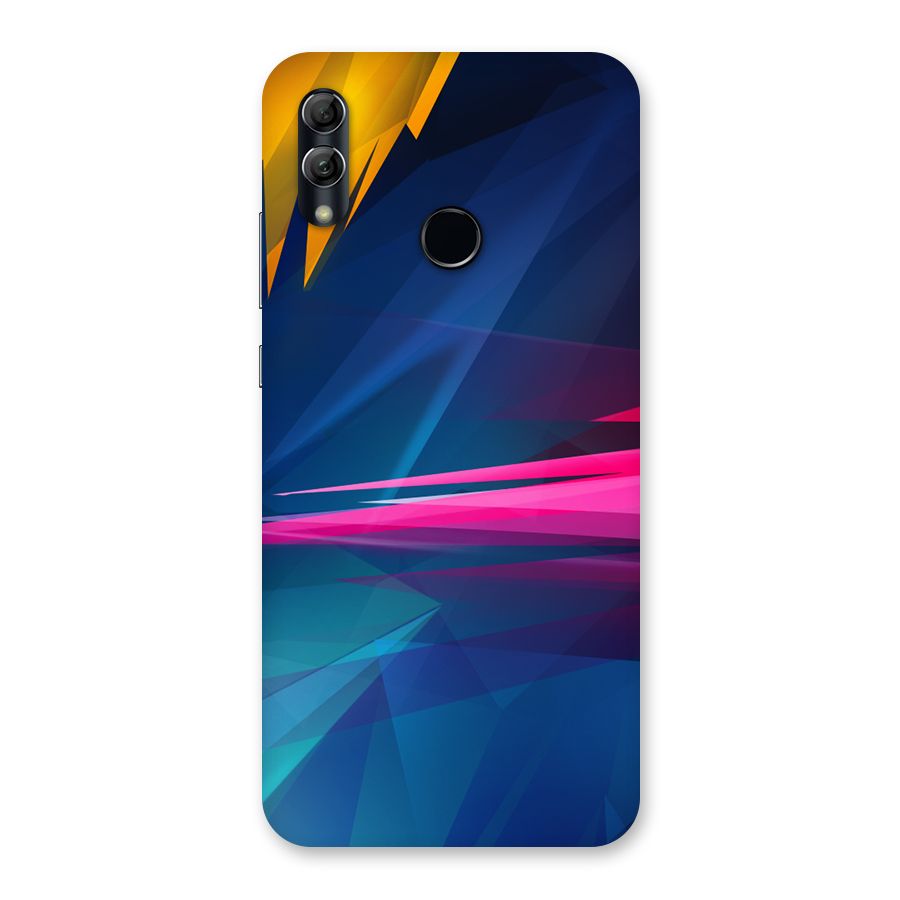 Blue Red Abstract Back Case for Honor 10 Lite