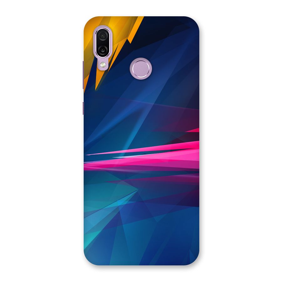 Blue Red Abstract Back Case for Honor Play