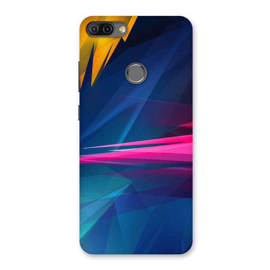 Blue Red Abstract Back Case for Infinix Hot 6 Pro