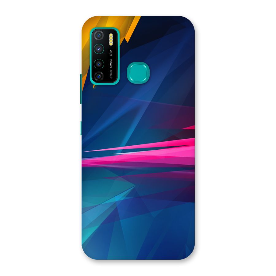 Blue Red Abstract Back Case for Infinix Hot 9 Pro