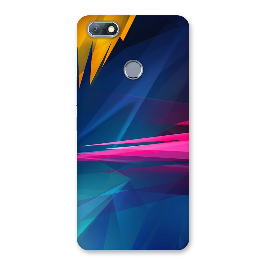 Blue Red Abstract Back Case for Infinix Note 5