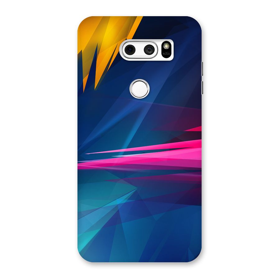 Blue Red Abstract Back Case for LG V30