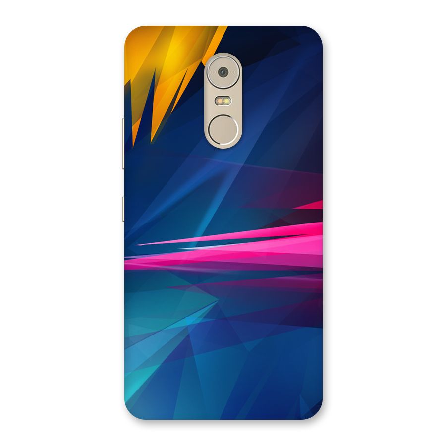 Blue Red Abstract Back Case for Lenovo K6 Note