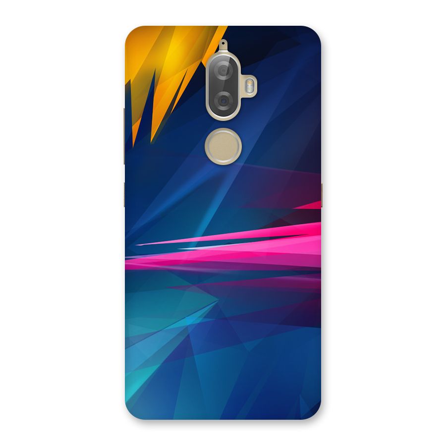Blue Red Abstract Back Case for Lenovo K8 Plus