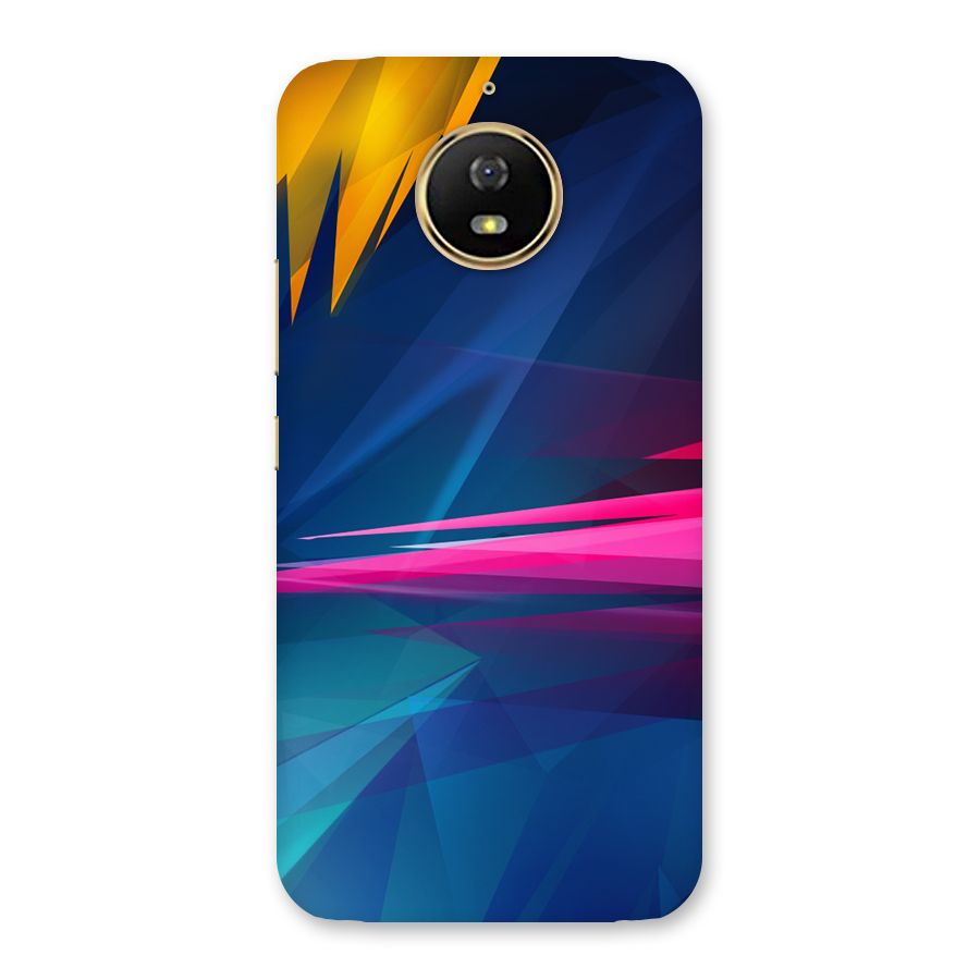Blue Red Abstract Back Case for Moto G5s