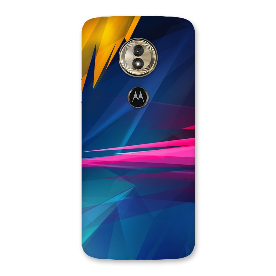 Blue Red Abstract Back Case for Moto G6 Play