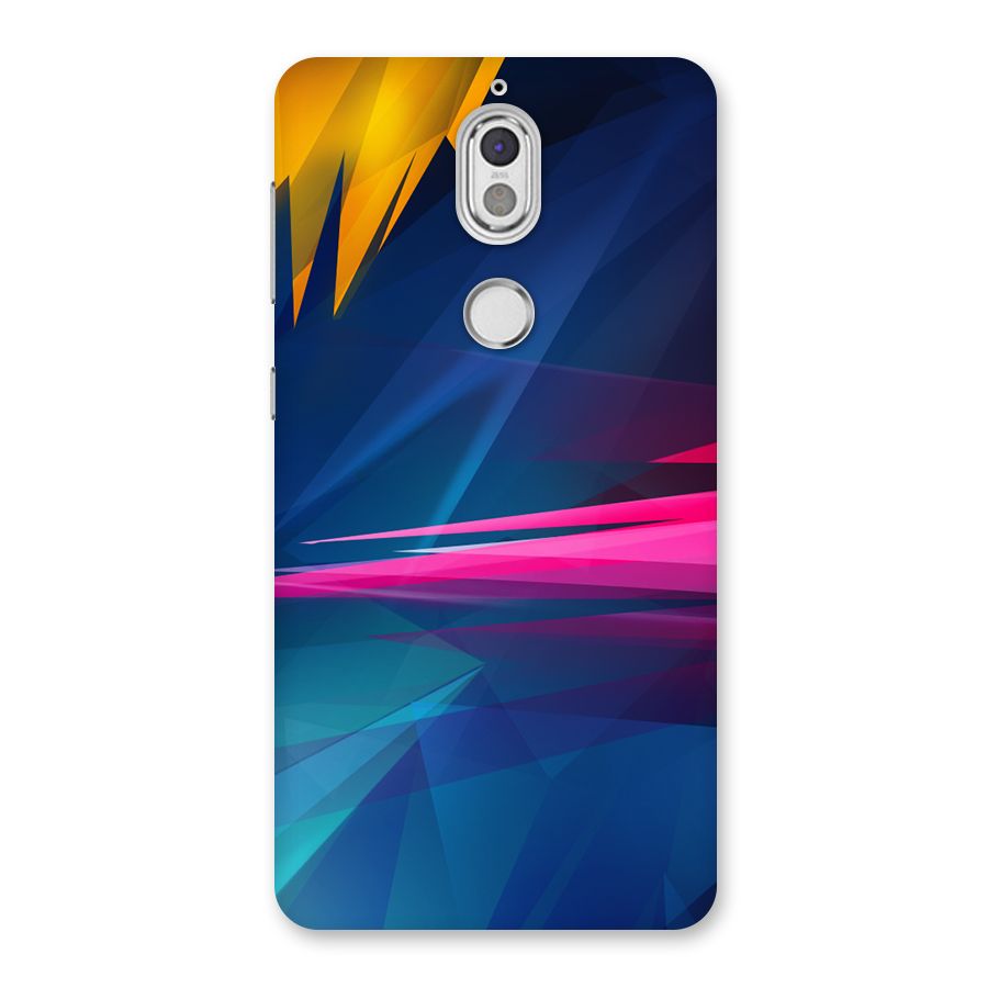 Blue Red Abstract Back Case for Nokia 7