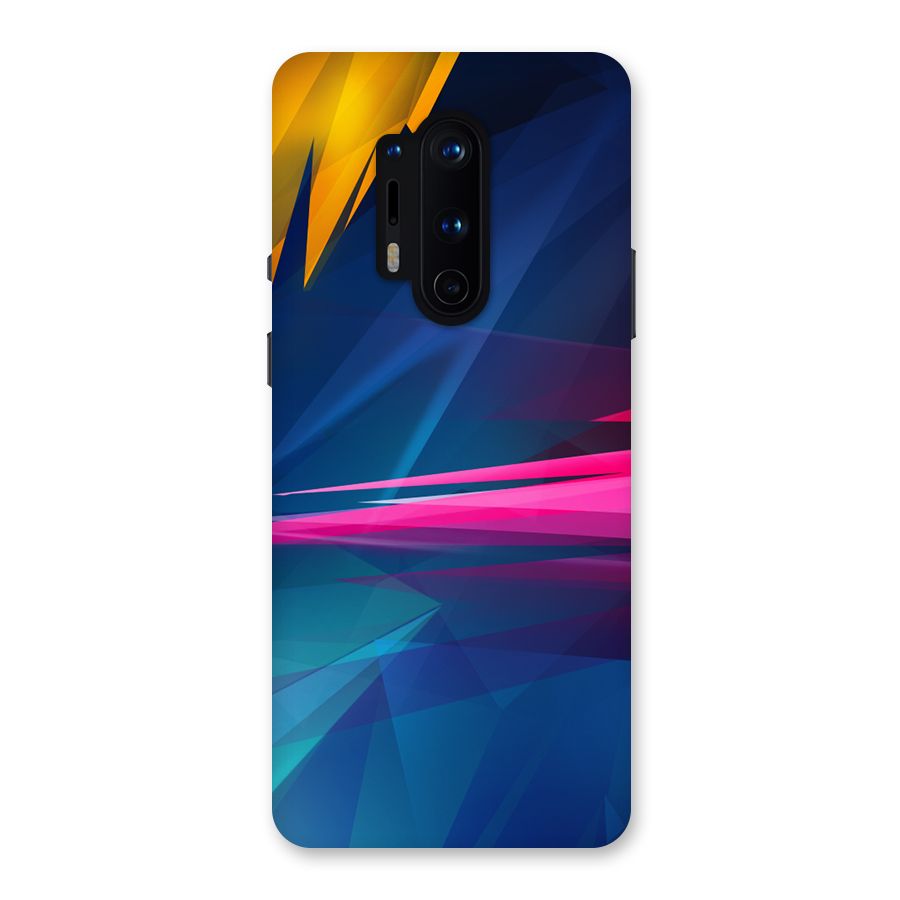 Blue Red Abstract Back Case for OnePlus 8 Pro