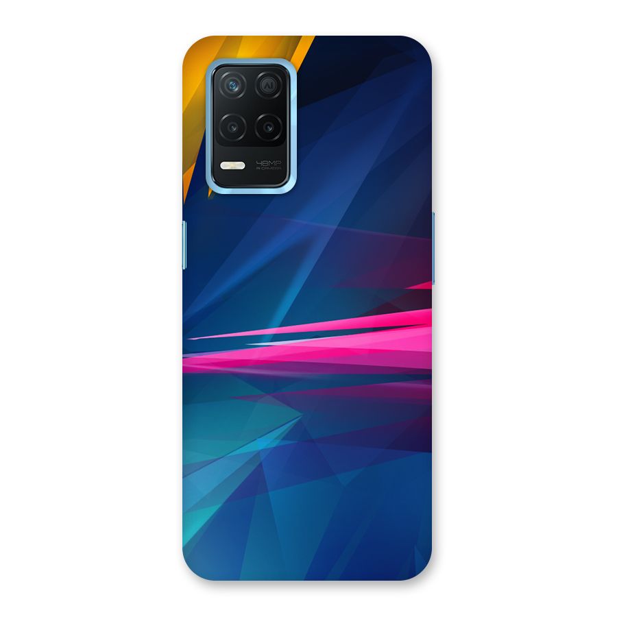 Blue Red Abstract Back Case for Realme 8s 5G
