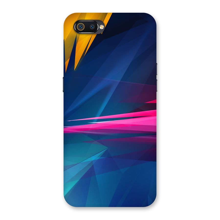 Blue Red Abstract Back Case for Realme C2