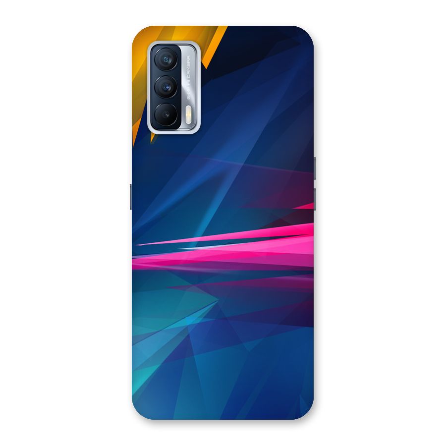 Blue Red Abstract Back Case for Realme X7