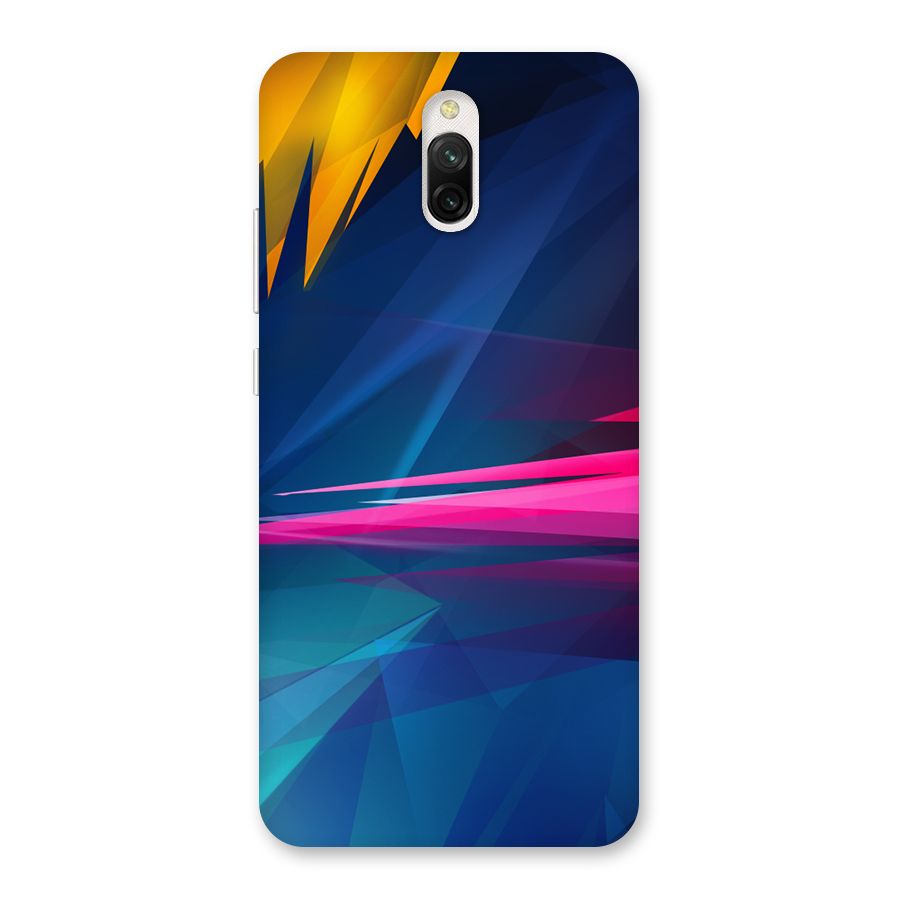 Blue Red Abstract Back Case for Redmi 8A Dual