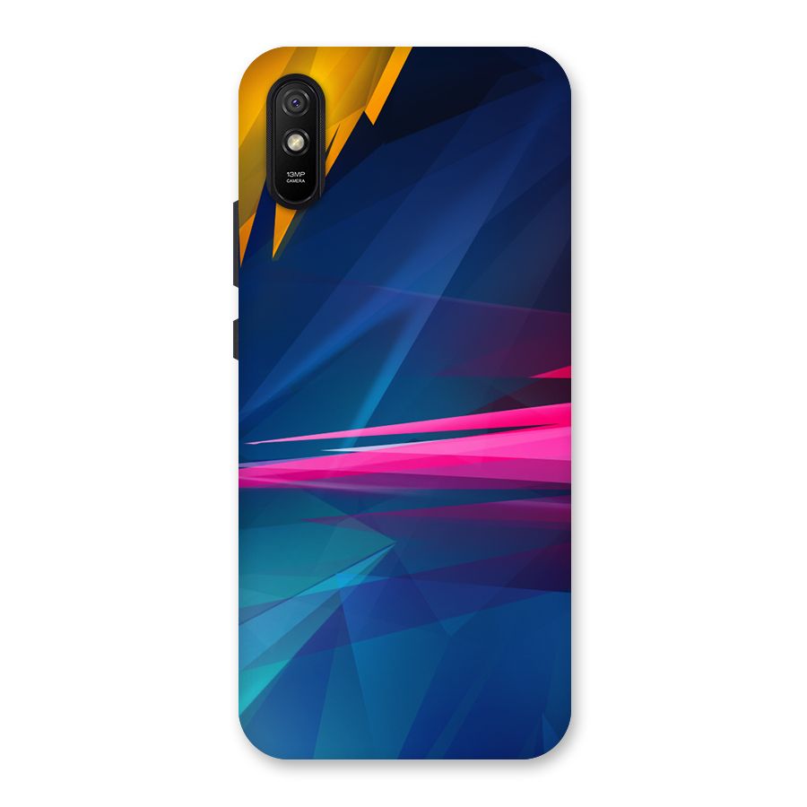 Blue Red Abstract Back Case for Redmi 9A
