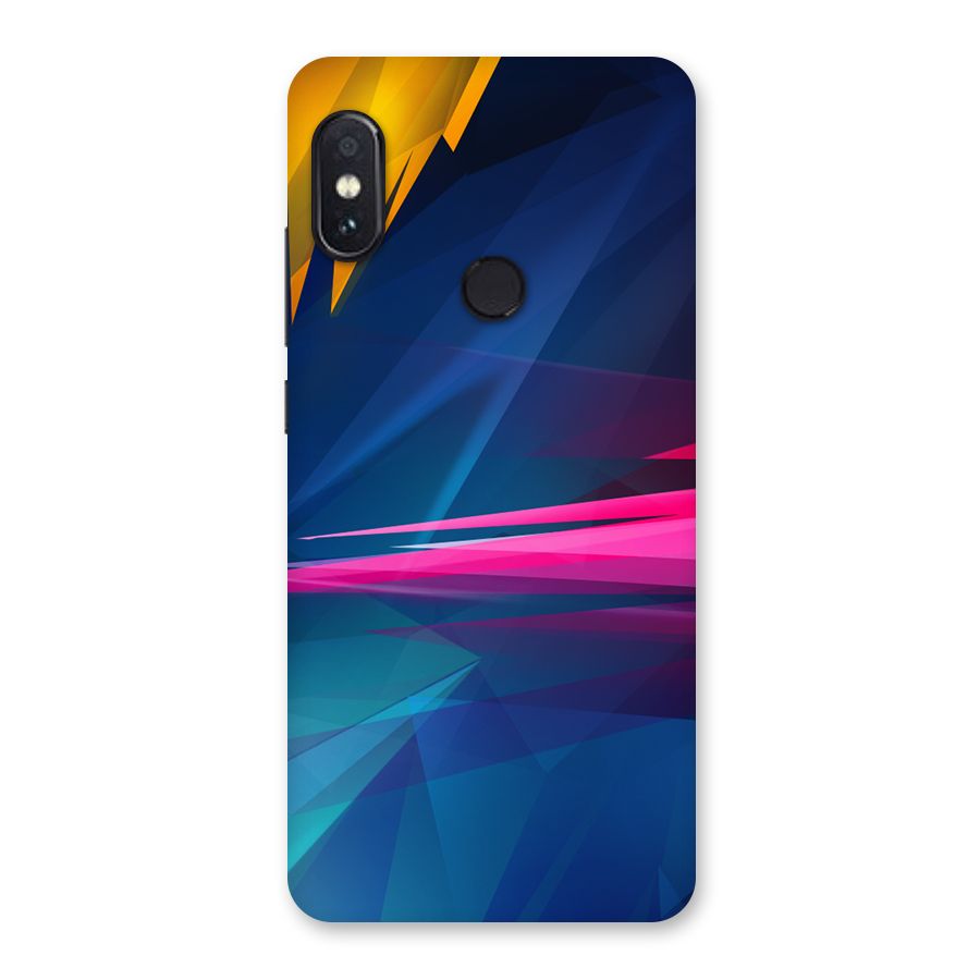 Blue Red Abstract Back Case for Redmi Note 5 Pro
