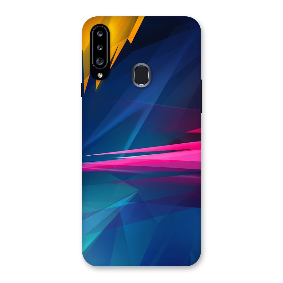 Blue Red Abstract Back Case for Samsung Galaxy A20s