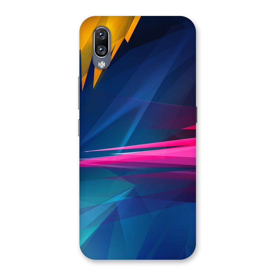 Blue Red Abstract Back Case for Vivo NEX