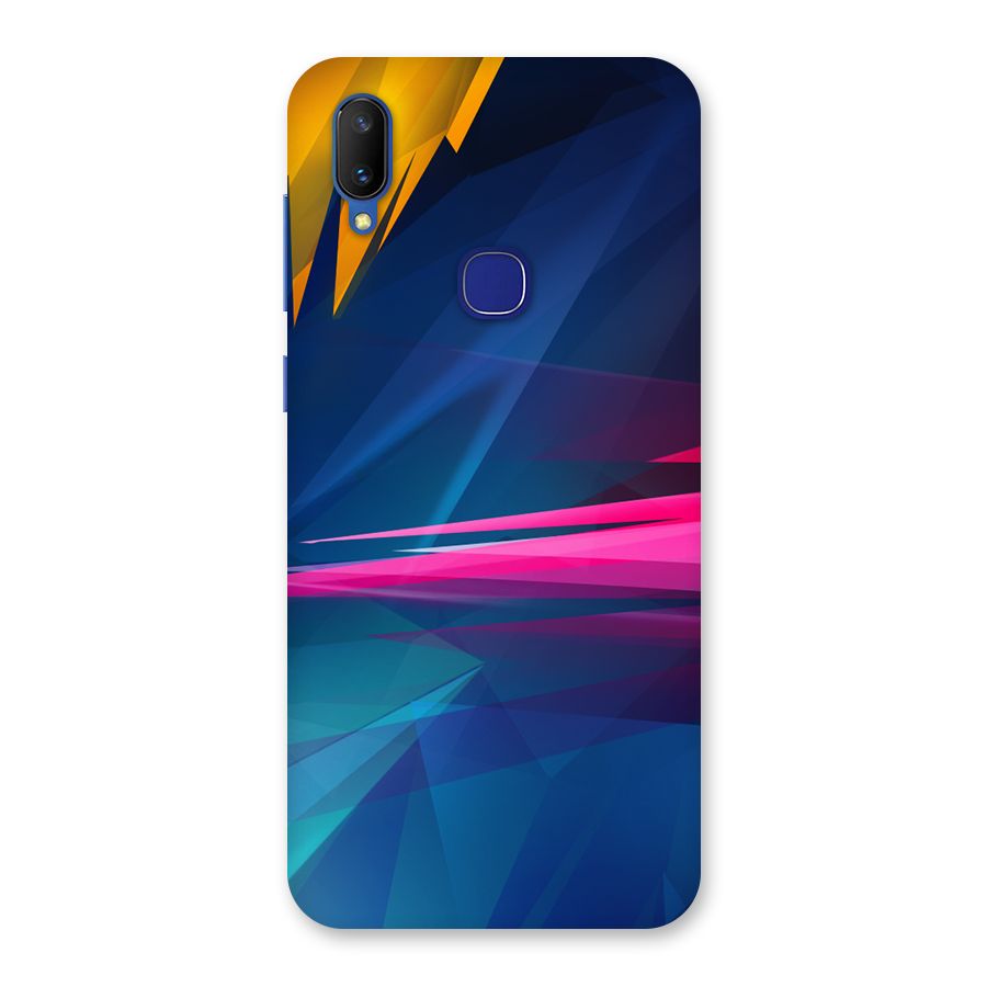 Blue Red Abstract Back Case for Vivo V11
